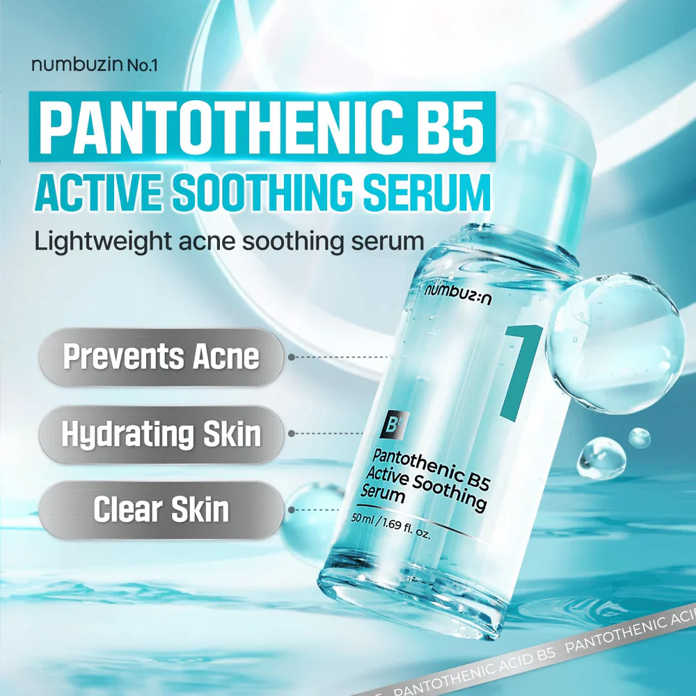 No.1 Pantothenic B5 Active Soothing Serum 50ml - Image 3