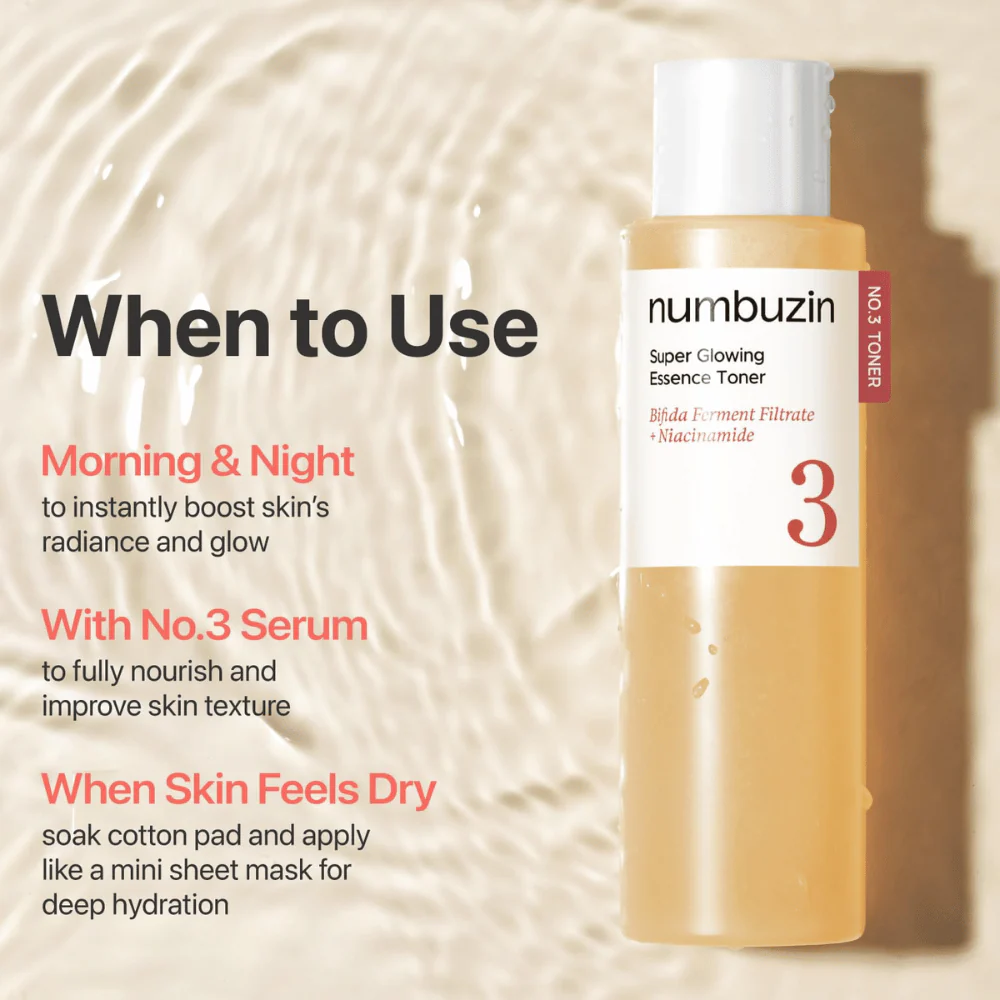 No.3 Super Glowing Essence Toner 200ml - Image 5